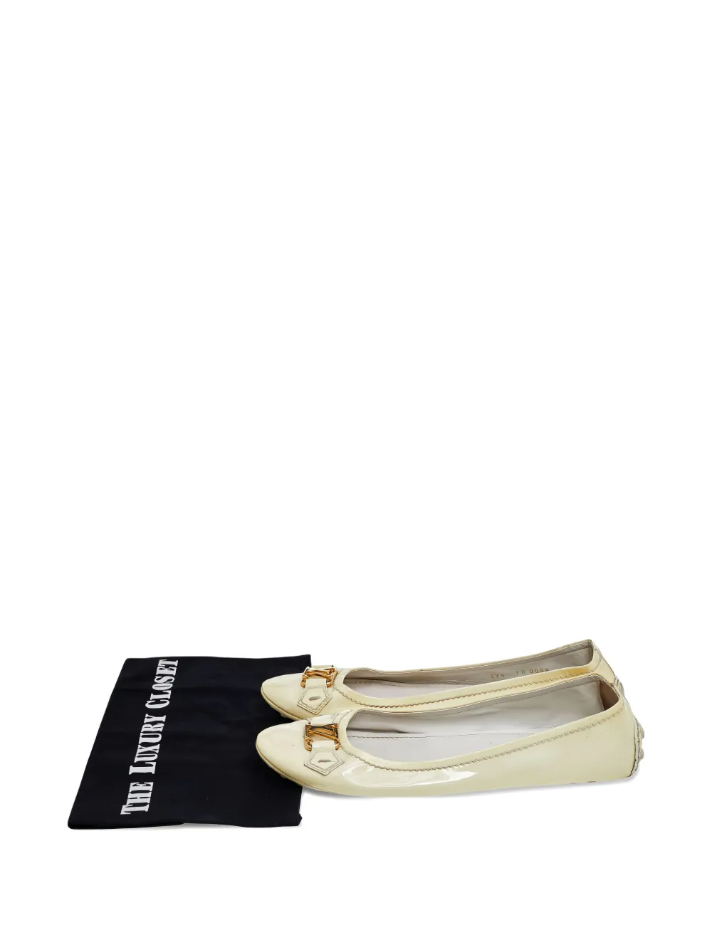 Pre-owned Louis Vuitton Patent-leather Ballet Flats
