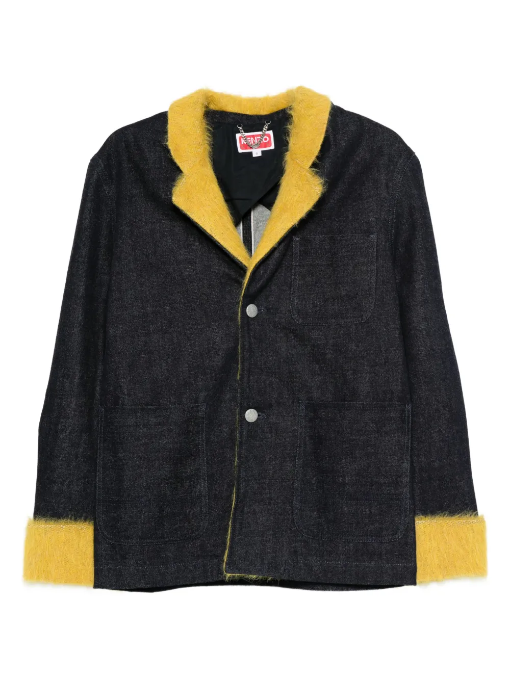 Kenzo Giacca denim con finiture a contrasto | blu | Image 1