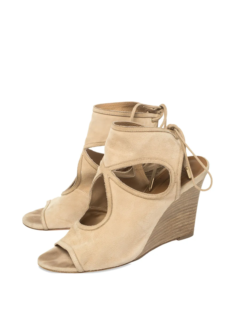 Aquazzura Pre-owned Wedge-Sandalen mit Cut-Out 90mm | Image 2