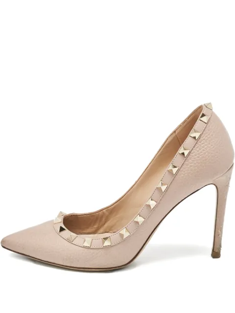 Valentino Garavani Pre-Owned 100mm Rockstud embellishment pumps