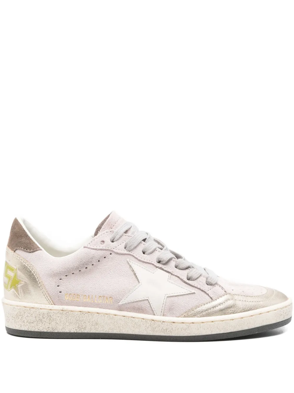 Golden Goose suede low-top sneakers Pink