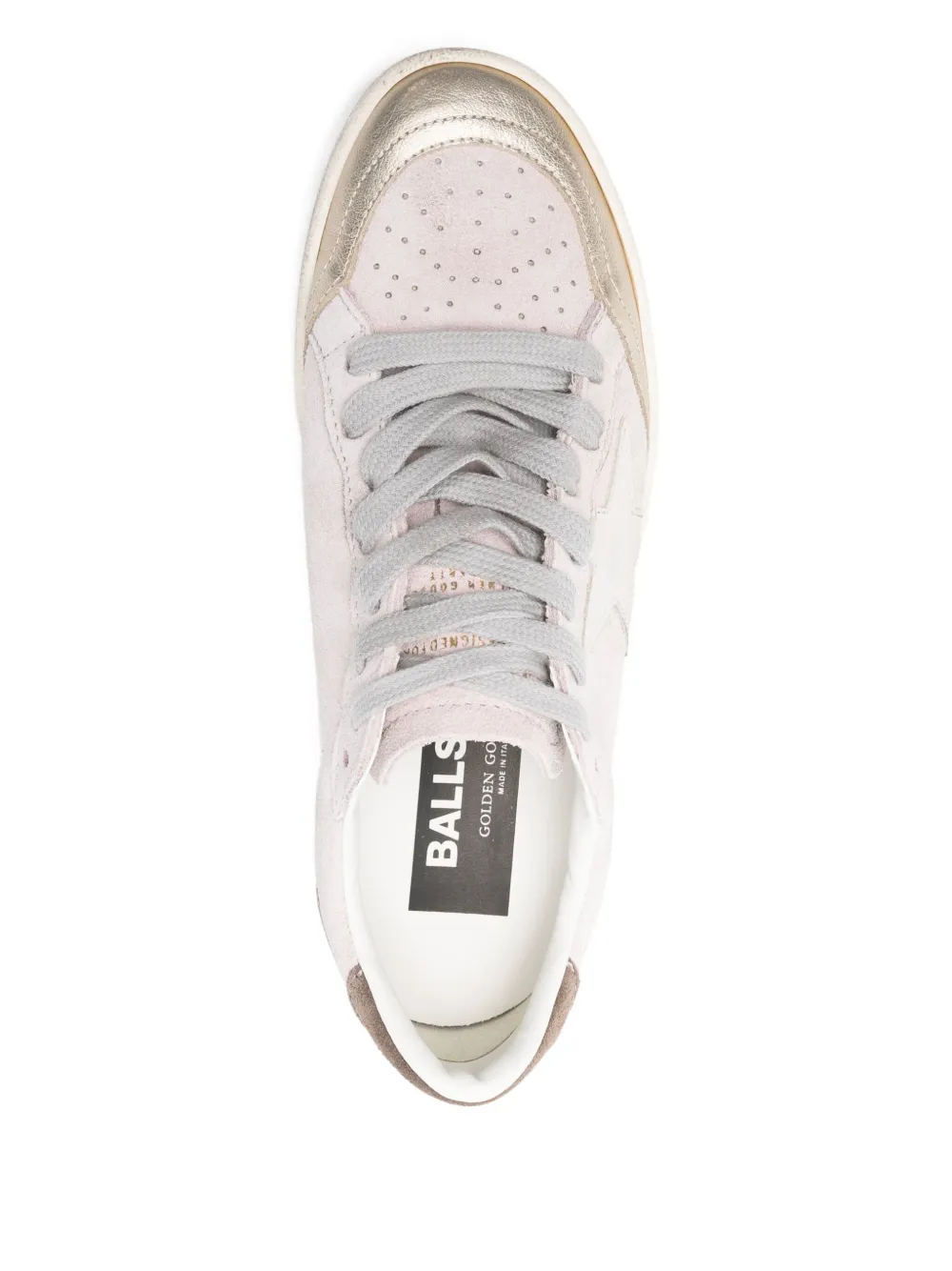 Golden Goose suede low-top sneakers Pink