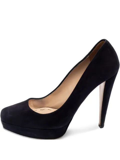 Miu Miu Pre-Owned 125mm leather heeled pumps
