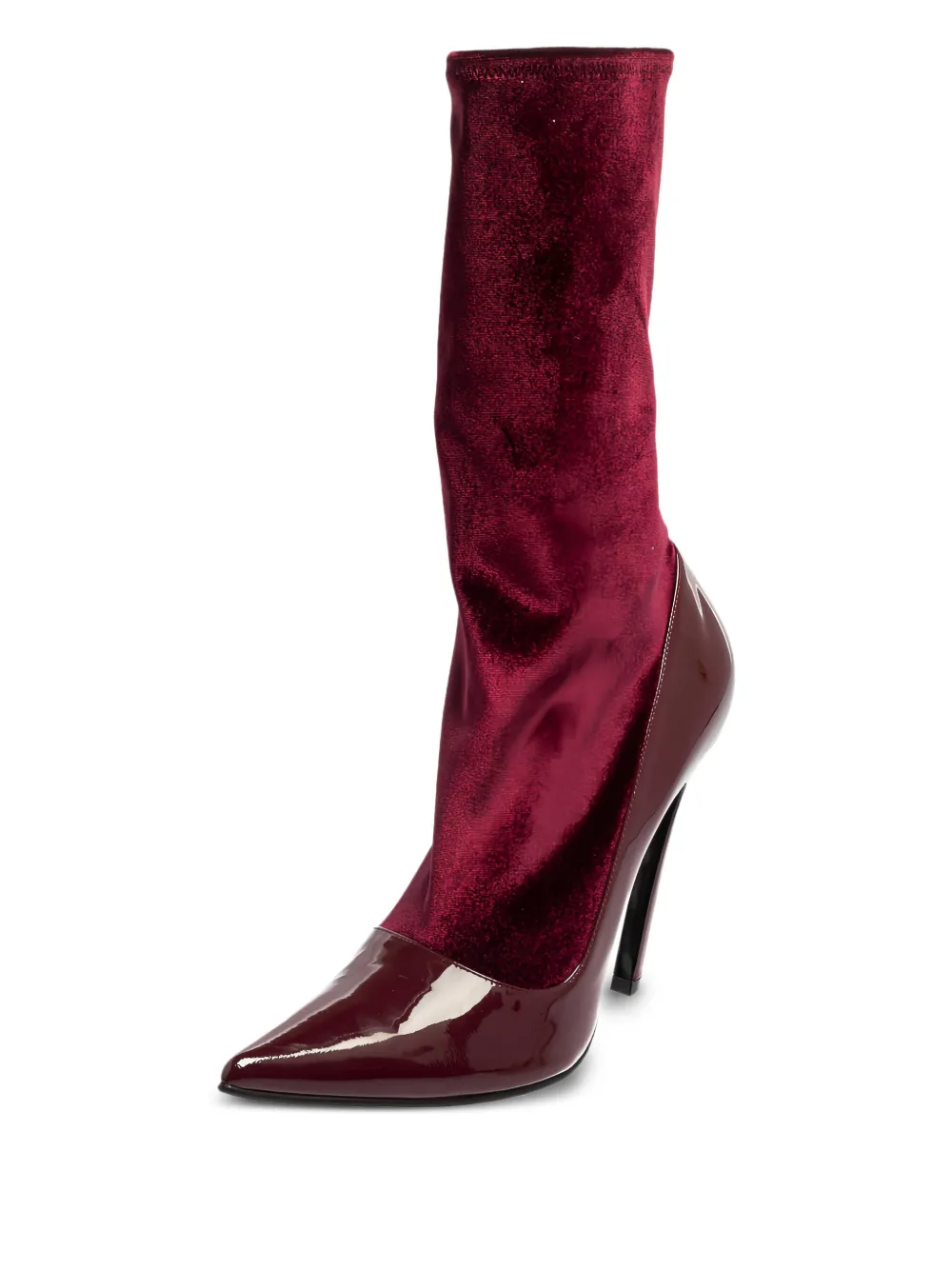 Balenciaga Pre-Owned 110 mm leren laarzen met hak - Rood