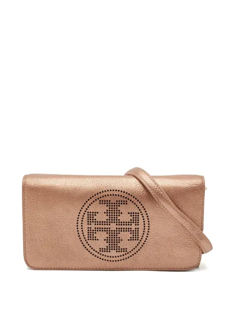 Tory Burch 2023 metallic leather shoulder bag