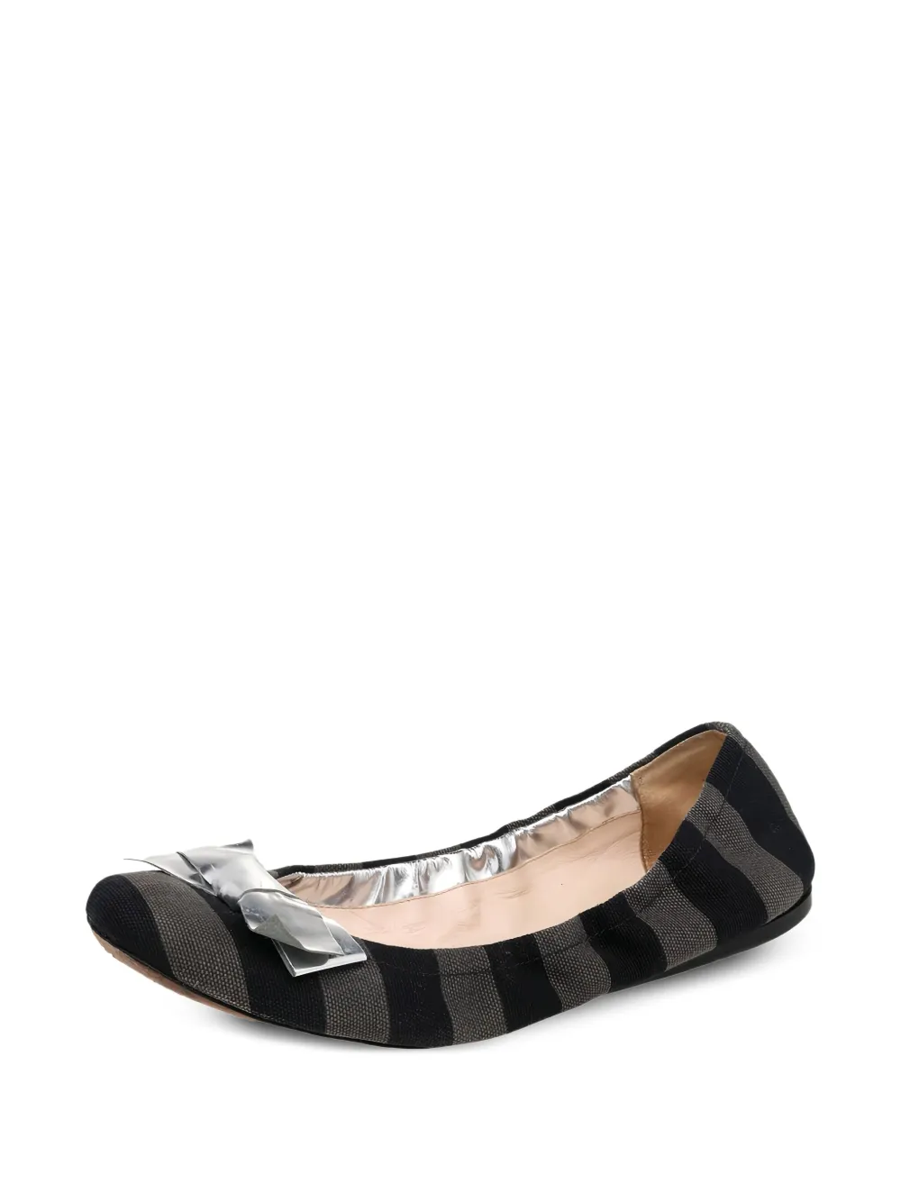 Prada Pre-Owned leather ballet flats | Image 2
