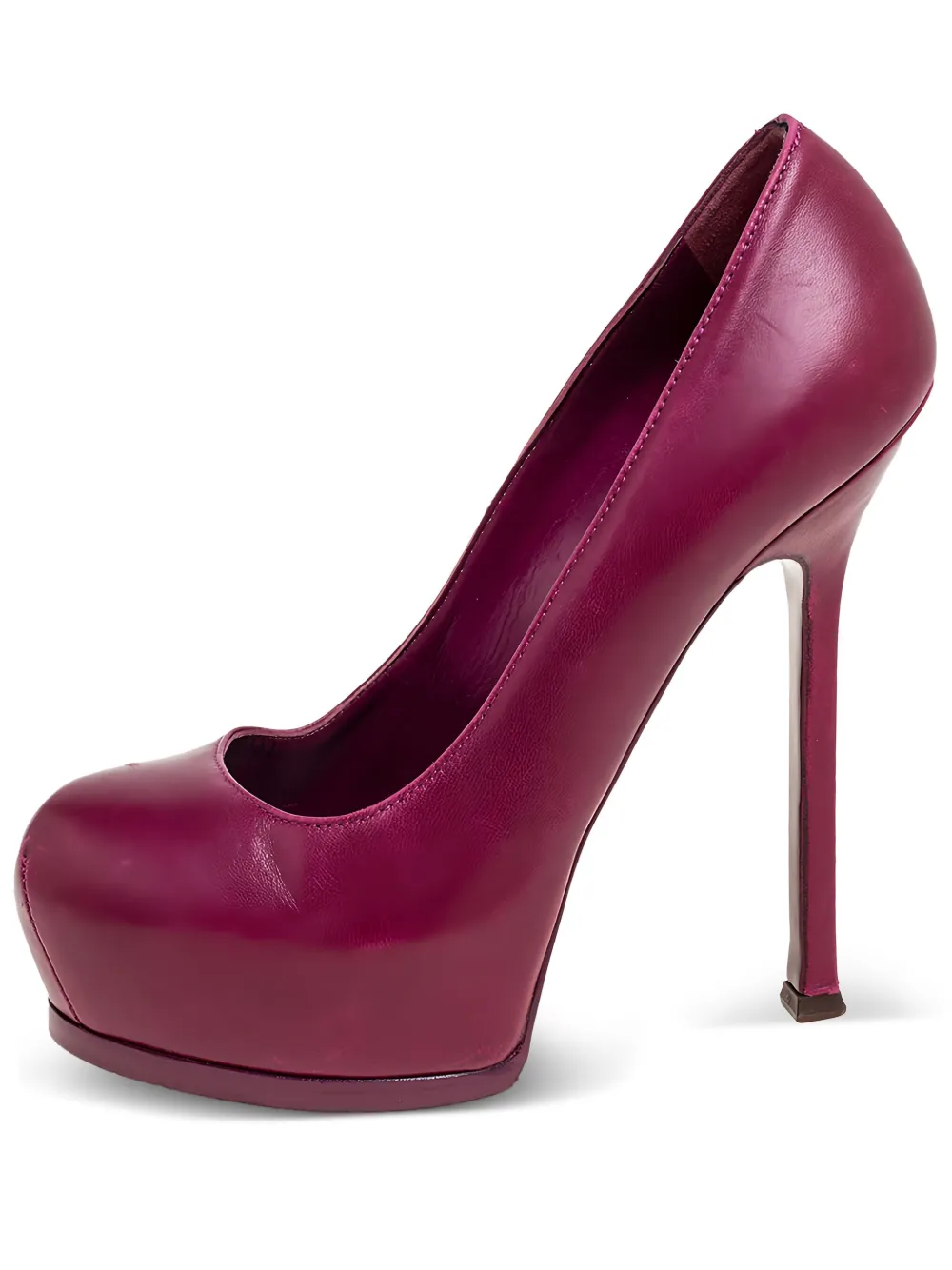 Saint Laurent Pre-Owned zapatillas Tribtoo con tacón de 125mm | rojo | Image 1