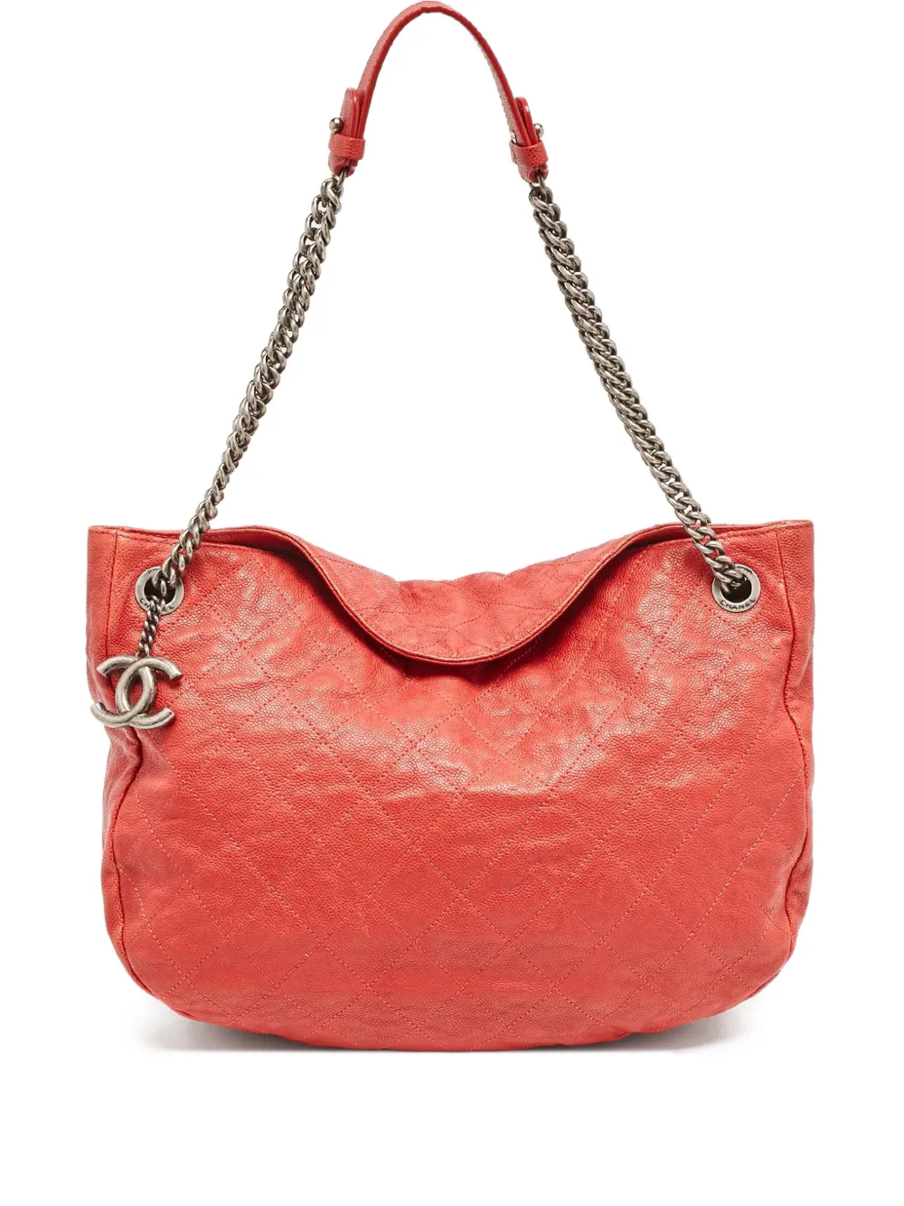 CHANEL Pre-Owned キルティング ショルダーバッグ - レッド CHANEL Pre-Owned キルティング ショルダーバッグ - レッド
