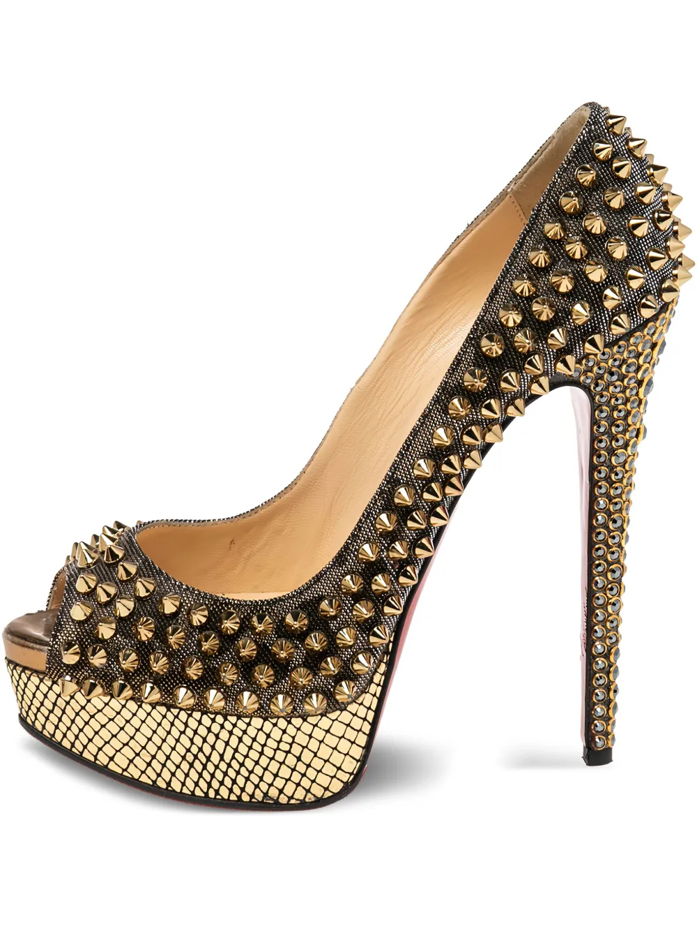 Christian Louboutin Pre-Owned Lady Peep pumps - ブラック Christian Louboutin Pre-Owned Lady Peep pumps - ブラック