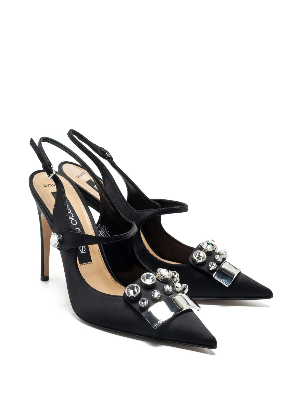 Sergio Rossi Vintage pre-owned 110mm slingback pointed-toe pumps | Image 2