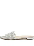 Prada Pre-Owned wave-mesh slide sandals - Silver