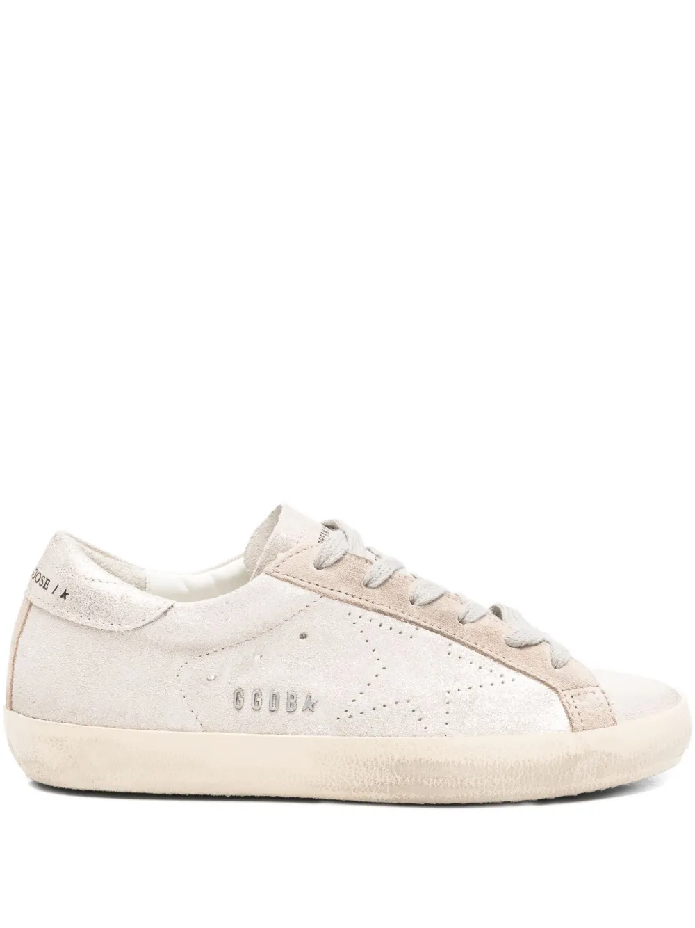 Golden Goose suede sneakers Silver