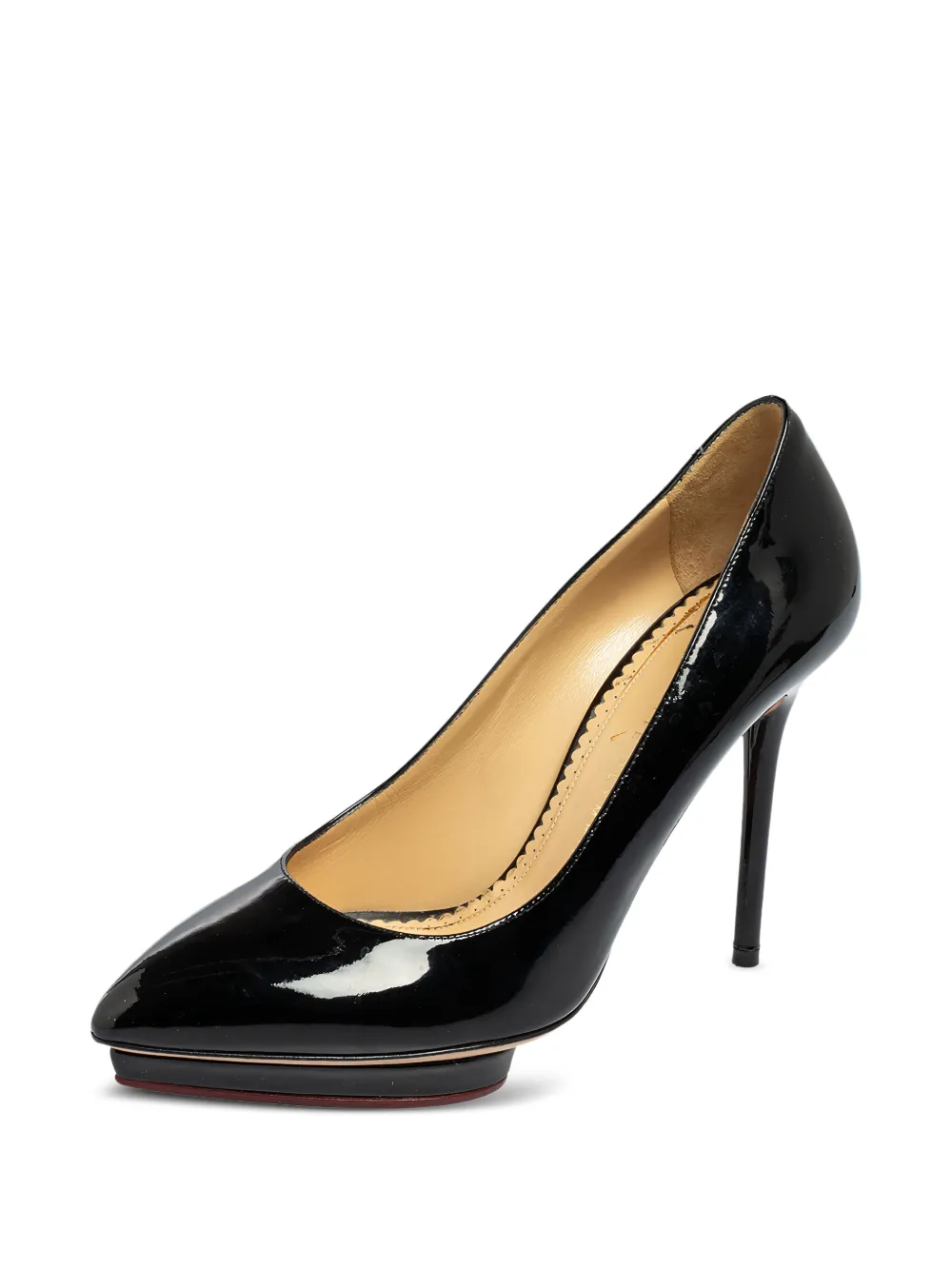 Charlotte Olympia 105mm leather heeled pumps | Image 2