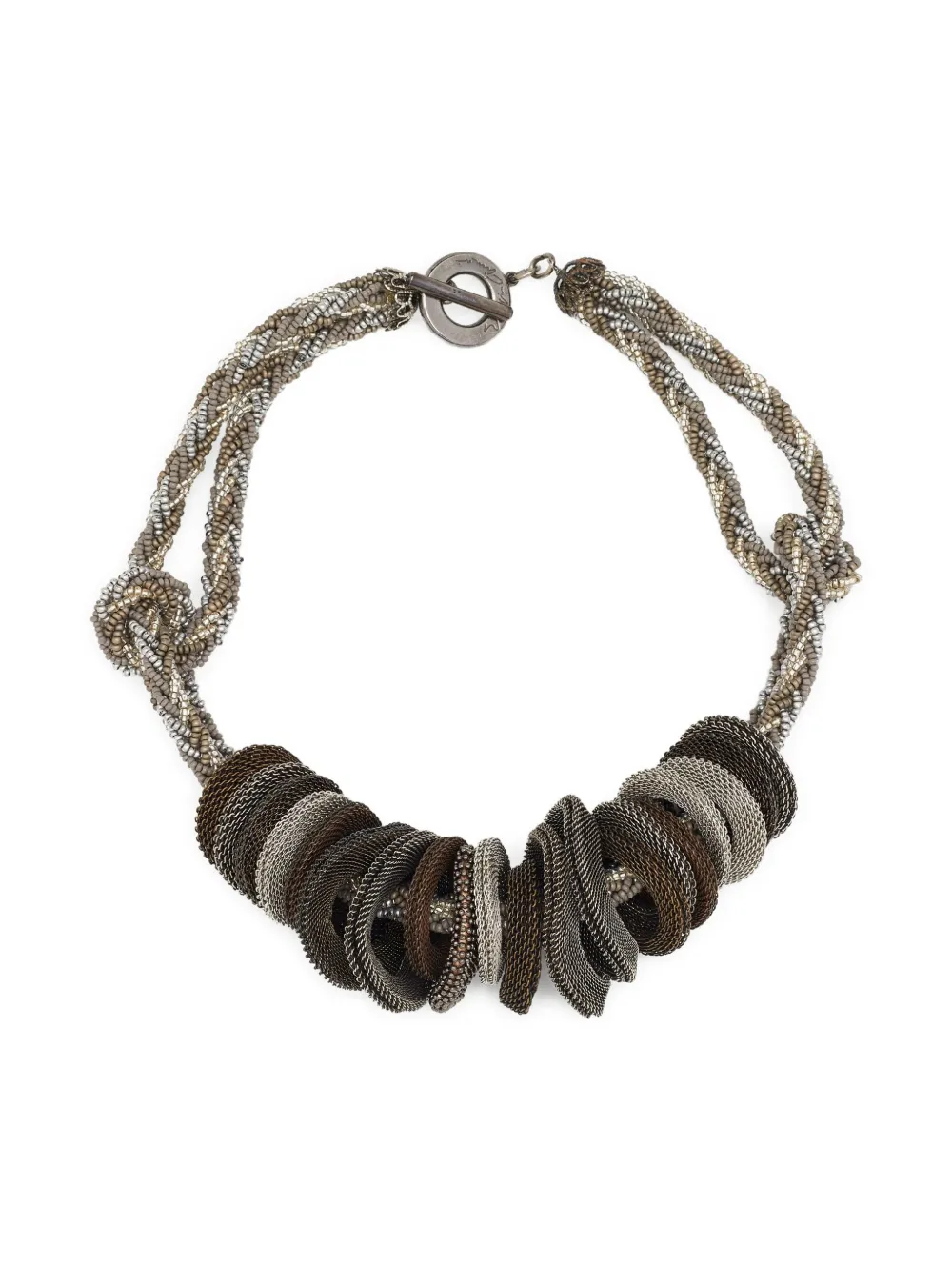 bead-embellishmed necklace