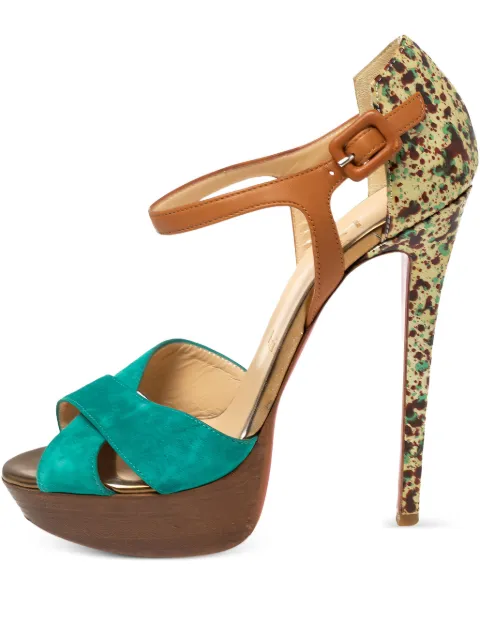 Christian Louboutin Pre-Owned 140mm leather sandals 