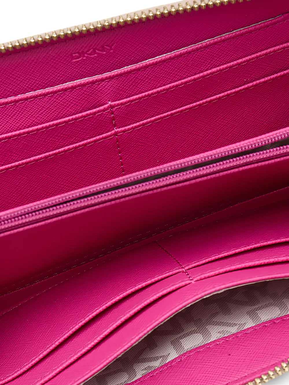 Pre-owned Dkny Vintage Zip-around Wallet