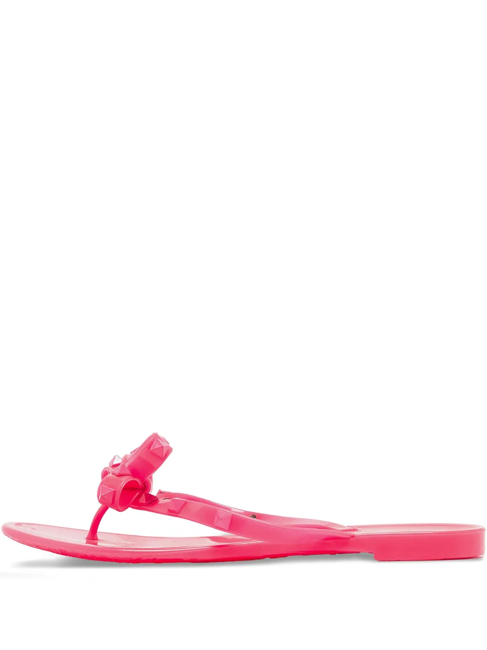 Pre-owned Valentino Garavani Bow-detail Flip-flops