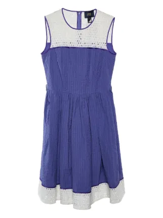 Roberto Cavalli Vintage 2015 pre-owned Contrasting Mini Dress | Purple |  FARFETCH