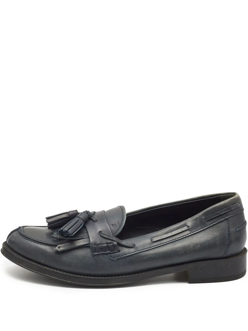 Tod's Vintage タッセル ローファー - グレー Tod's Vintage タッセル ローファー - グレー