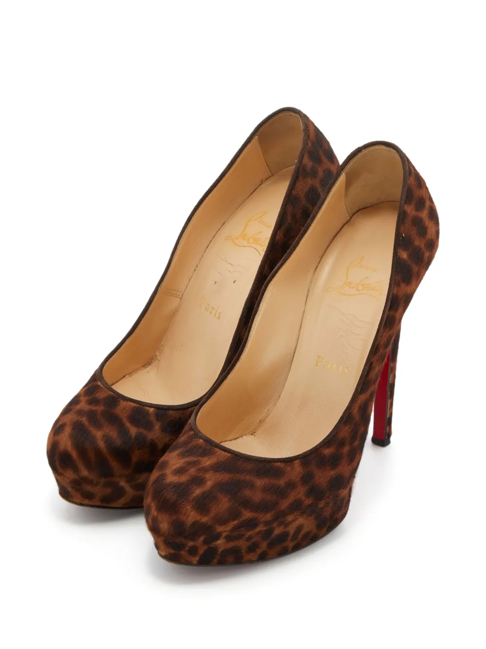 Christian Louboutin Pre-Owned zapatillas con animal print y plataforma | Zapatos | Image 2