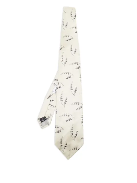 Dolce & Gabbana Pre-Owned Pre-owned floral-embroidered silk tie