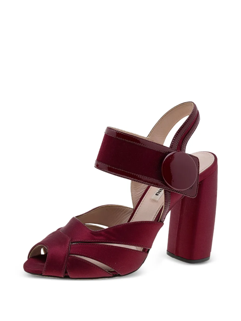 Miu Miu Pre-Owned 100mm leather sandals | Image 2