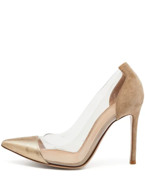 Gianvito Rossi Pre-owned 100mm Plexi transparent pumps