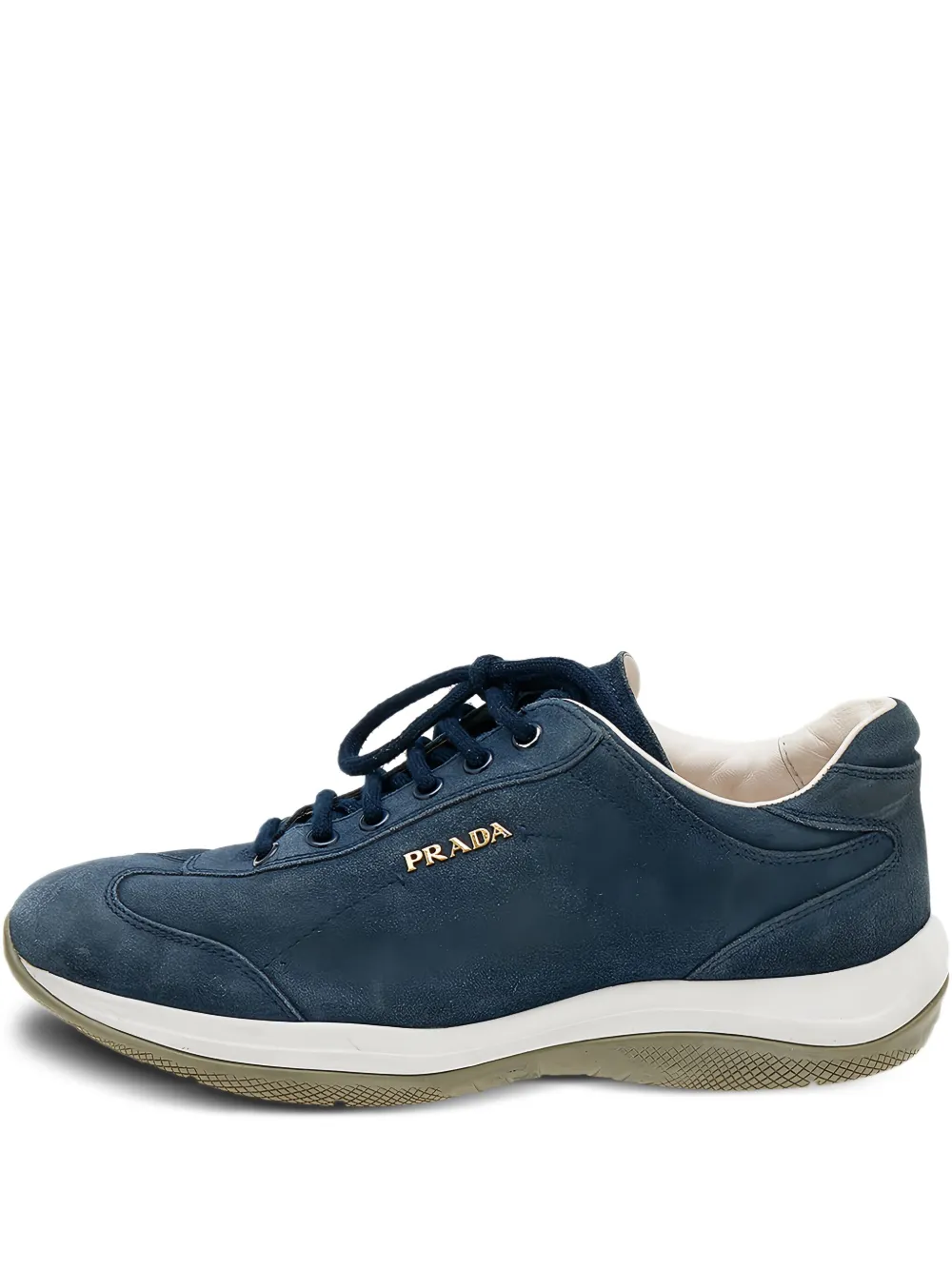 Prada Pre-Owned スポーツ スエードスニーカー - ブルー Prada Pre-Owned スポーツ スエードスニーカー - ブルー