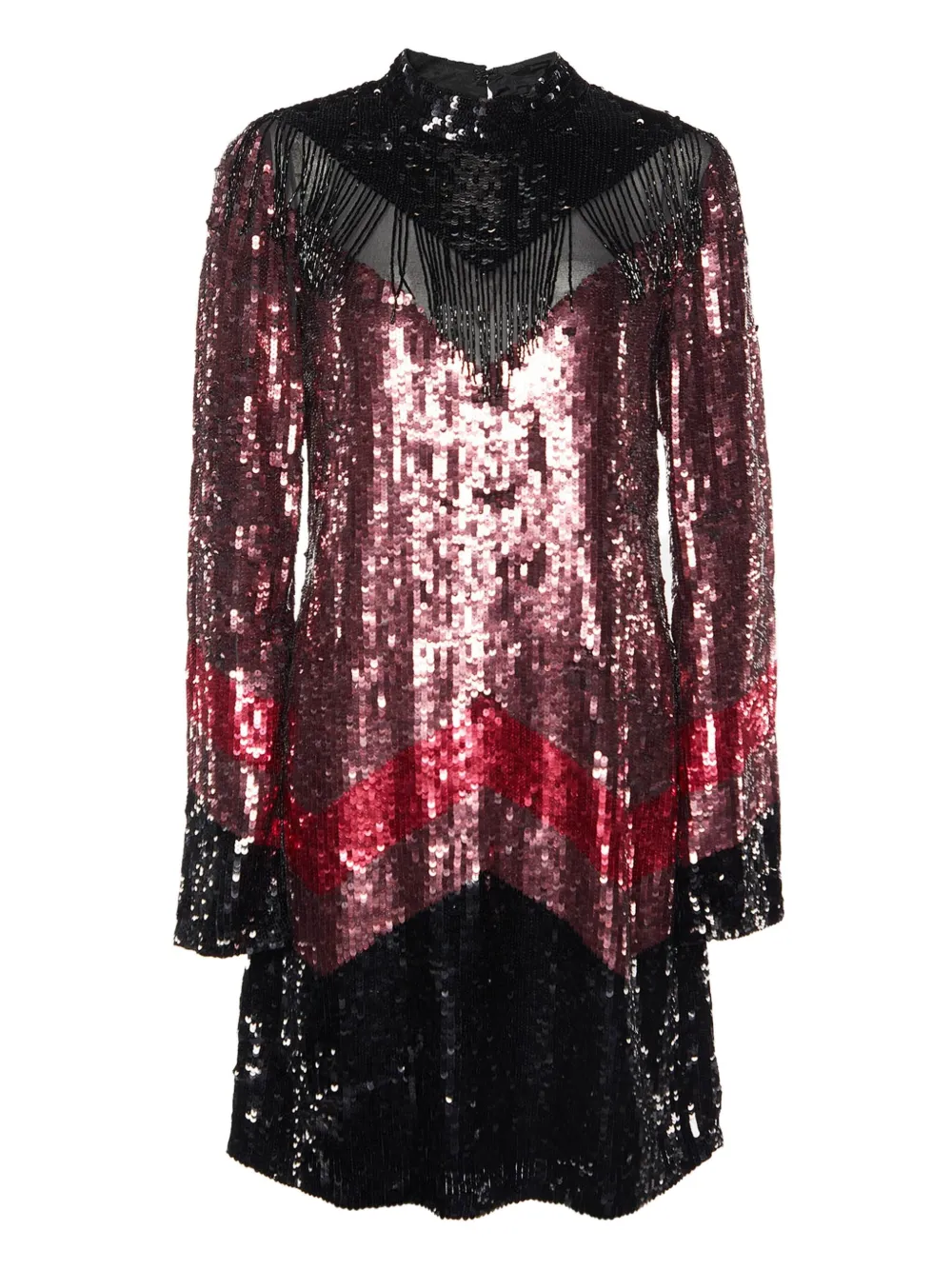 Just Cavalli Vintage robe courte brodée de sequins | rose | Image 1