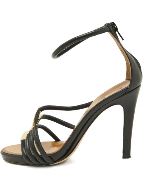 Chloé Pre-Owned 105mm leather heeled pumps