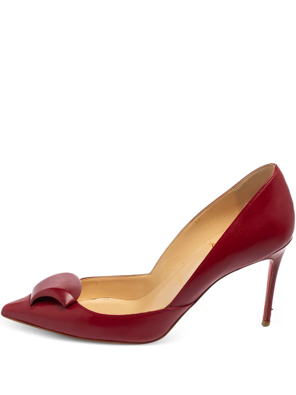 Christian Louboutin Pre-Owned zapatillas con tacón de 80mm | rojo | Image 1