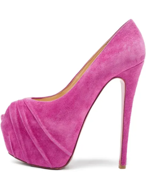 Christian Louboutin Pre-Owned zapatillas con tacón de 150mm