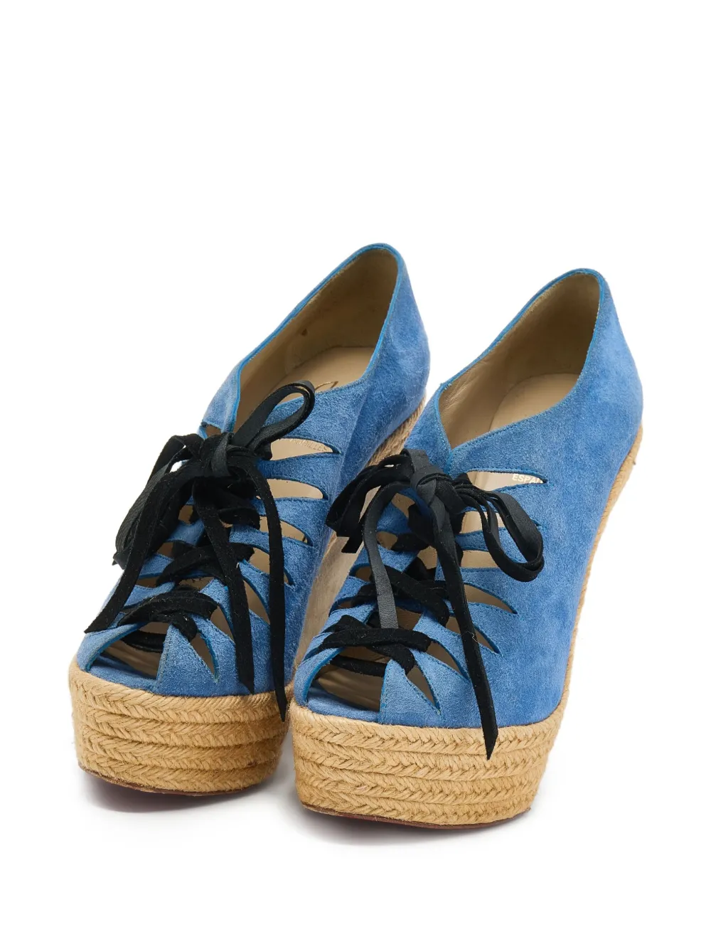 Christian Louboutin Pre-Owned lace-up platform wedge sandals | Shoes | Image 2