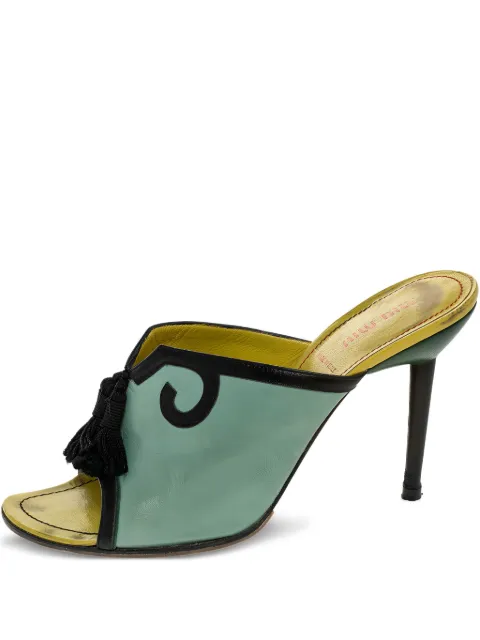 Miu Miu Pre-Owned Sandalen aus Leder 100mm