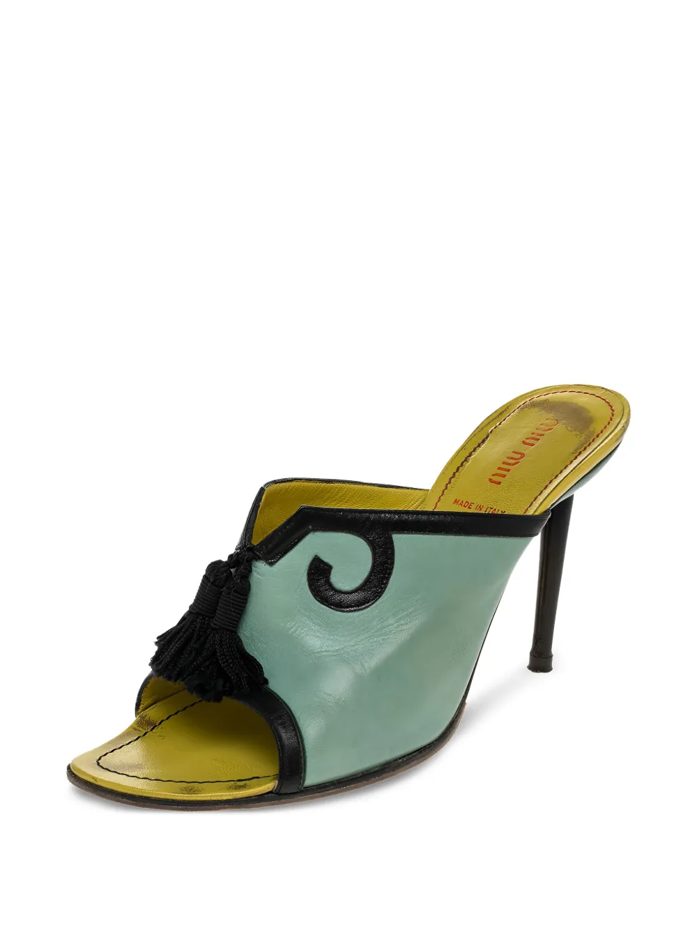 Miu Miu Pre-Owned sandales en cuir 100 mm | Image 2