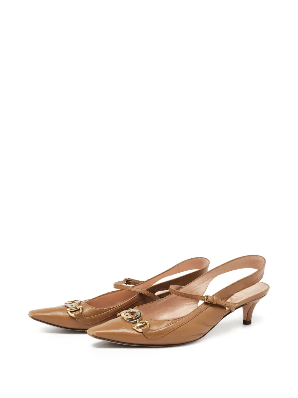 Gucci Pre-Owned Leren pumps - Bruin