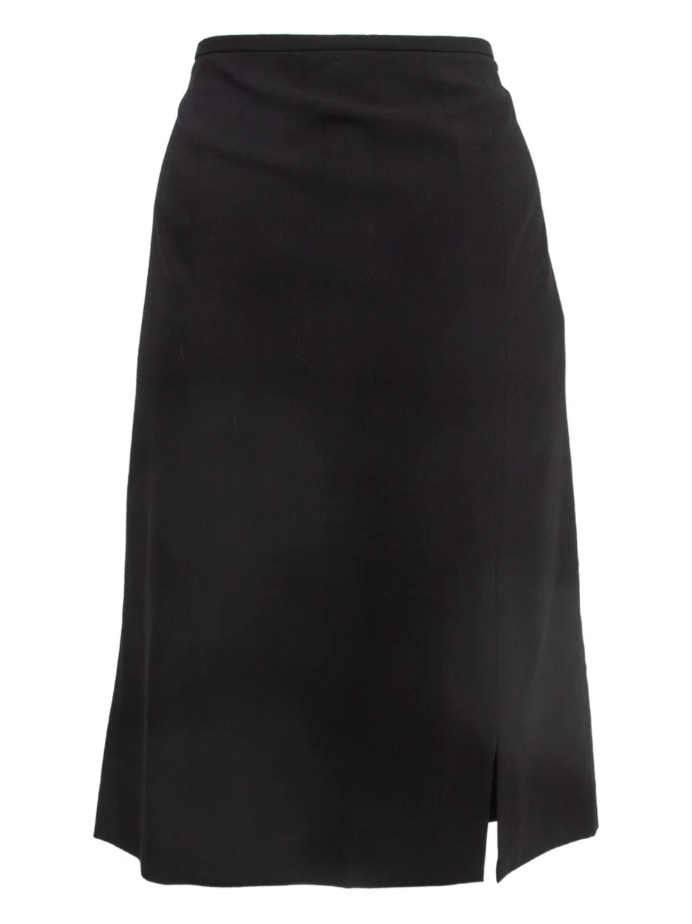 Armani Vintage Rok met zijsplit - Zwart