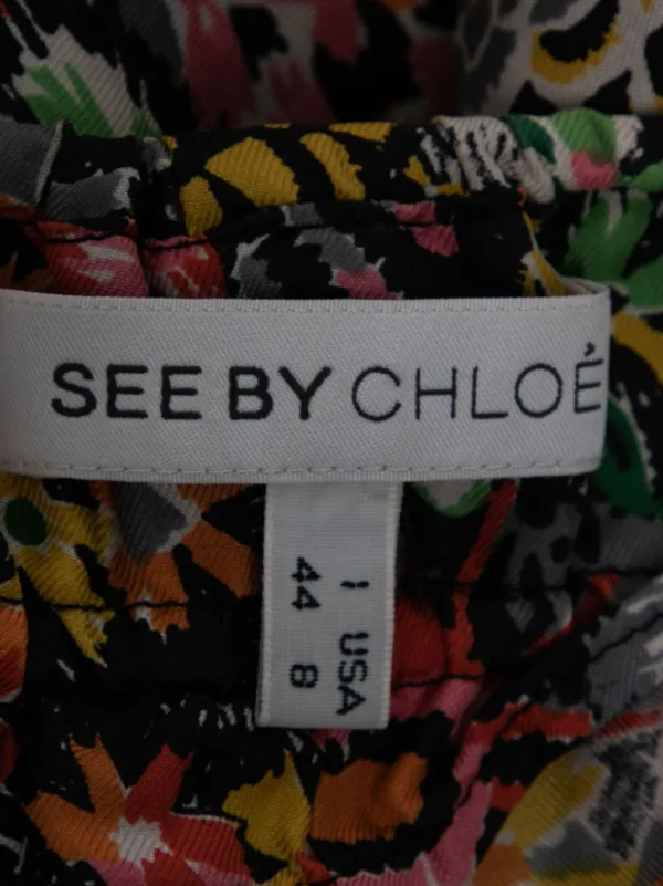 See By Chloé Vintage プレオウンド フローラル ミニドレス | ブラック