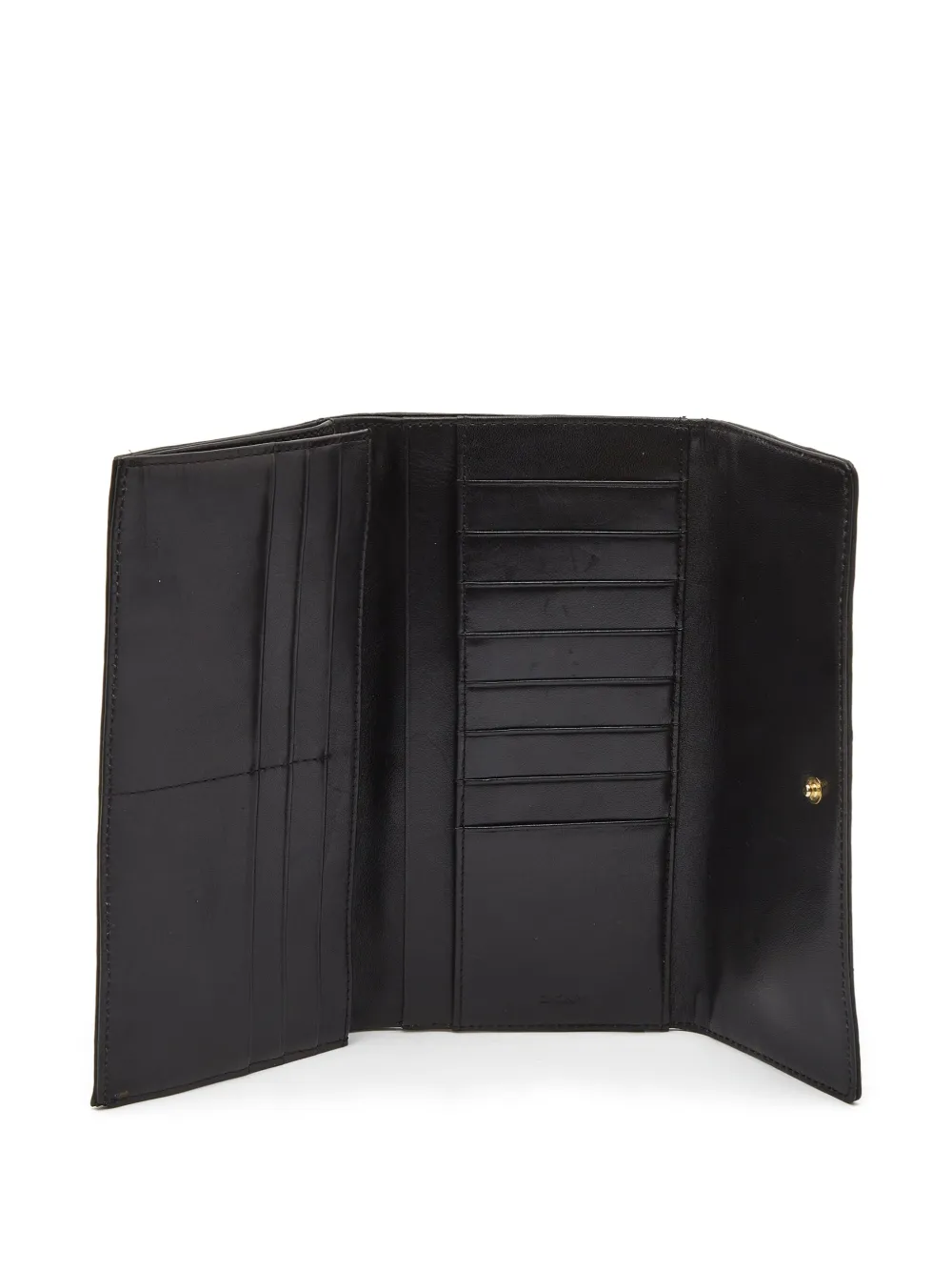Pre-owned Dkny Vintage Textured-canvas Wallet