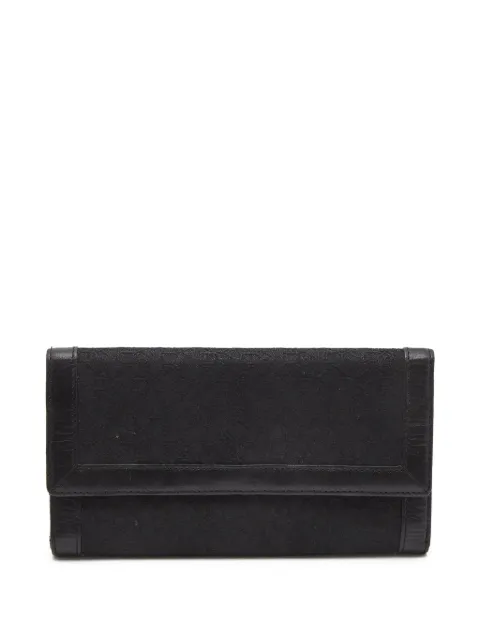 DKNY Vintage pre-owned textured-canvas wallet
