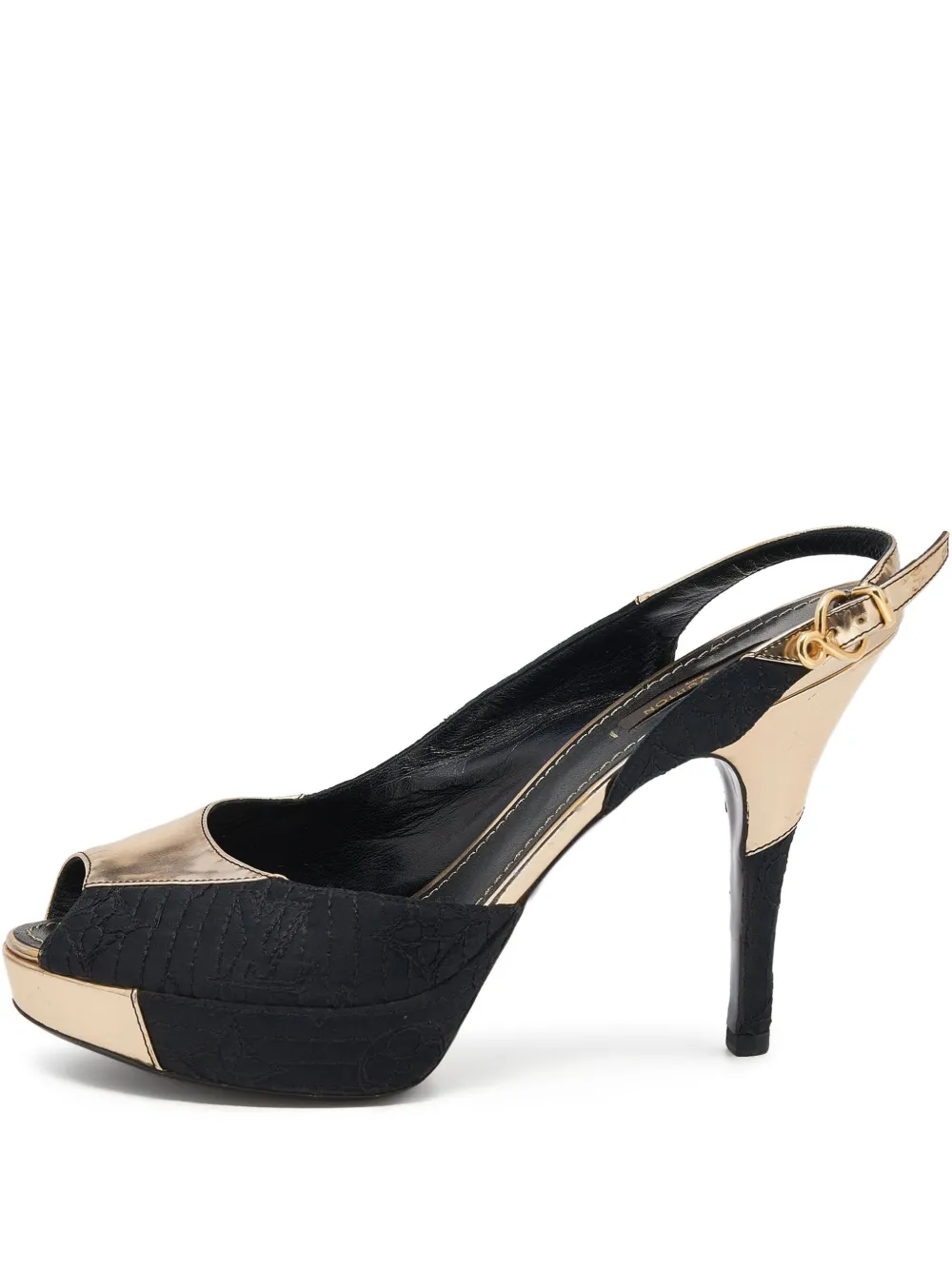 Louis Vuitton Pre-Owned Sandali in pelle 115mm - Nero