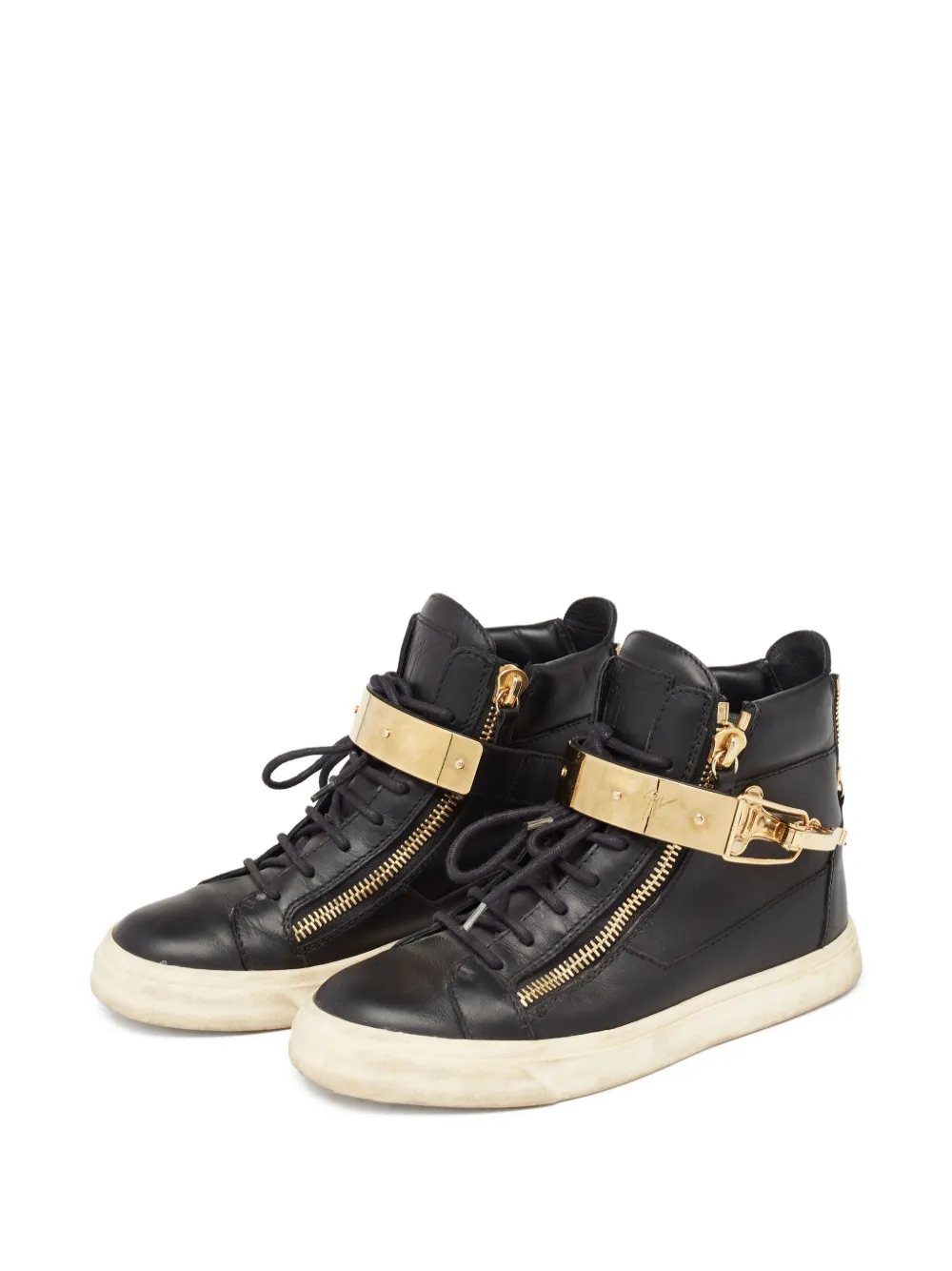 Giuseppe Zanotti Vintage High-top sneakers - Zwart