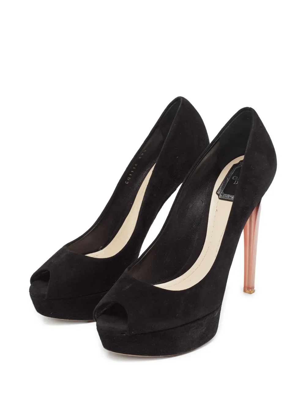 Christian Dior Pre-Owned Suède pumps - Zwart