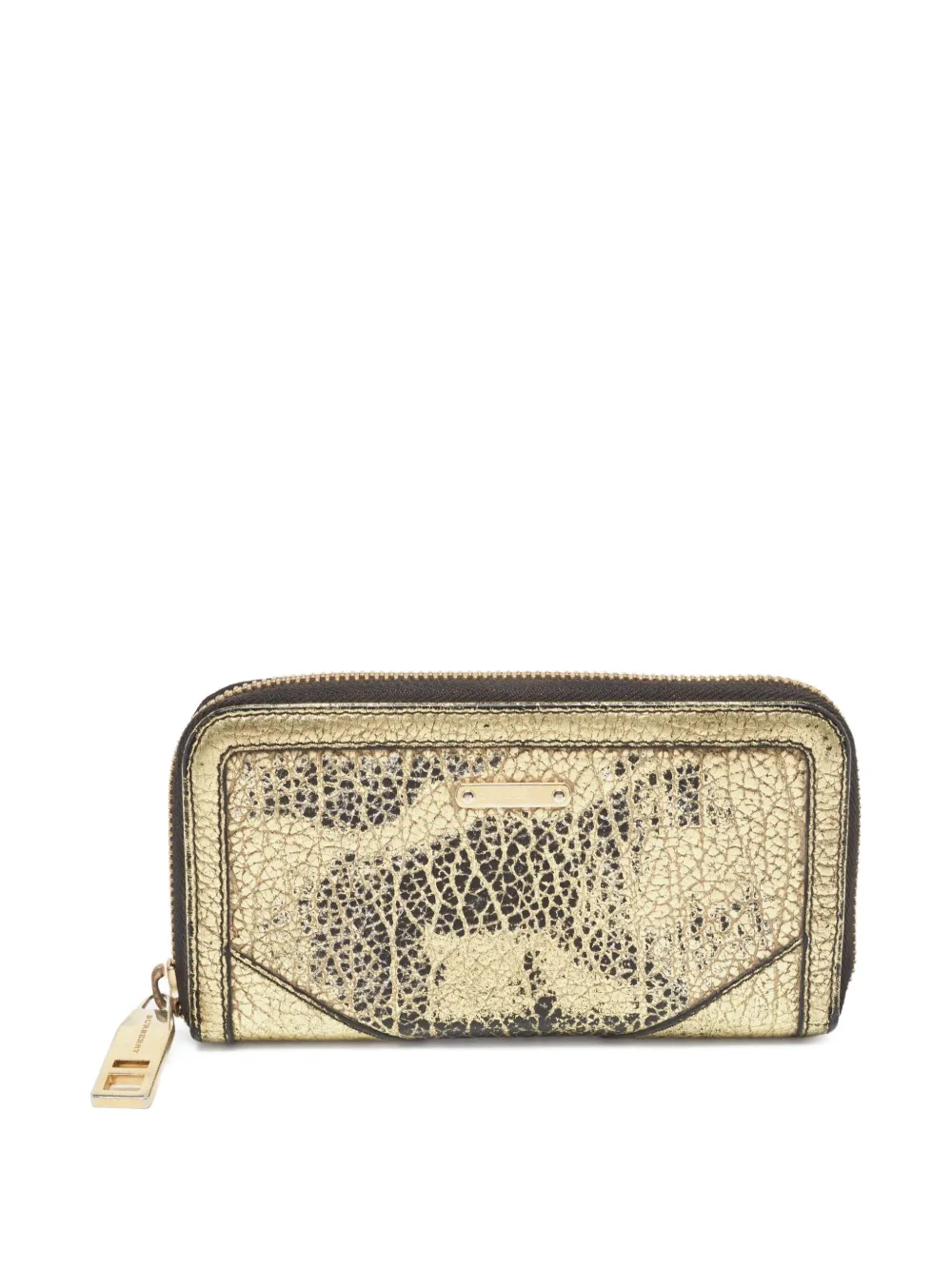 Burberry Pre-Owned cartera texturizada | dorado | Image 1