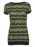 Missoni Pre-Owned zigzag-knit top - Green