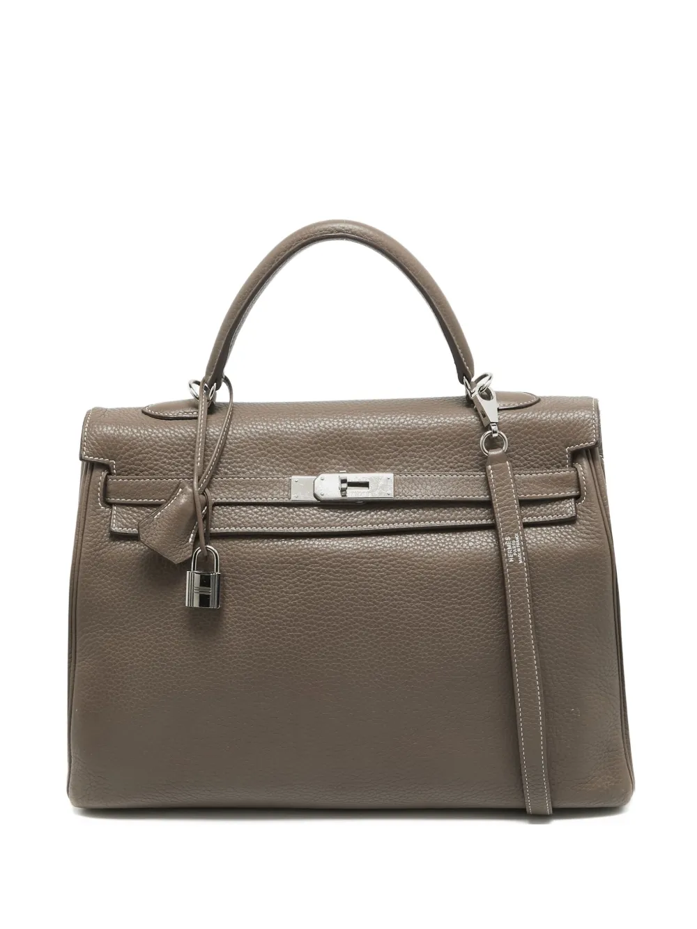 Hermès Pre-Owned Kelly 35 two-way handbag | Neutrals | Image 1