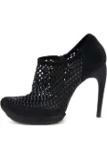 Balenciaga Pre-Owned woven platform ankle boots - Black
