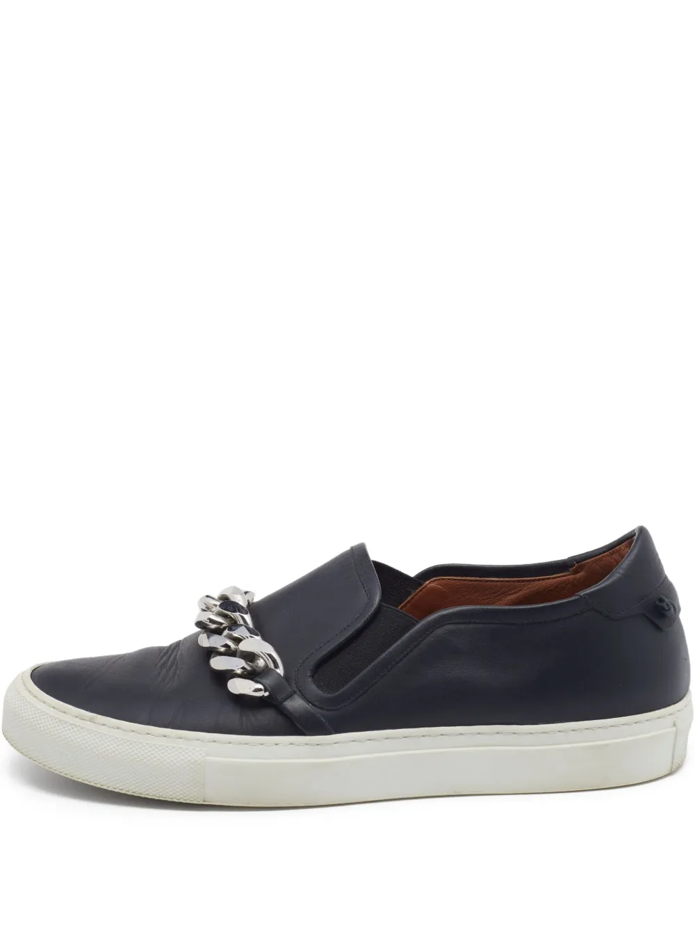 Givenchy Pre-Owned chain-embellished slip-on sneakers | Black | Image 1