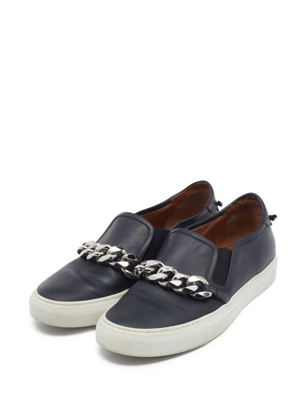 Givenchy Pre-Owned chain-embellished slip-on sneakers | Image 2
