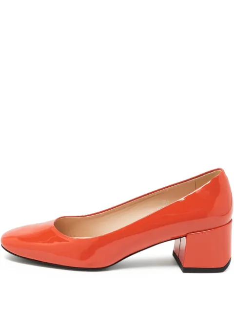 Tod's Vintage zapatillas de charol con tacón cuadrado de 55mm